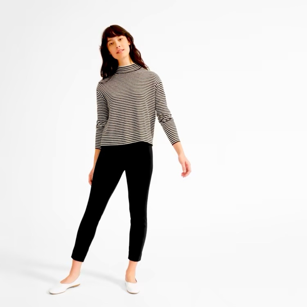 Everlane: The Stretch Ponte Crop Pants